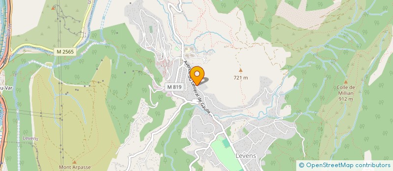 localisation de l'entreprise MADAME DELMINA ROSSI  LEVENS