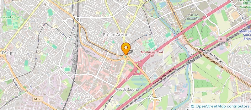 localisation de l'entreprise MADAME DELMY THORAIN à MONTPELLIER