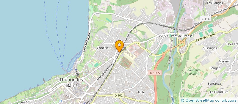 localisation de l'entreprise MADAME DELOULA BENATTIA à THONON-LES-BAINS