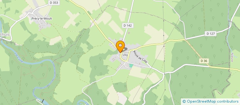 localisation de l'entreprise MADAME DELPHIE MAUS  DOMECY-SUR-CURE