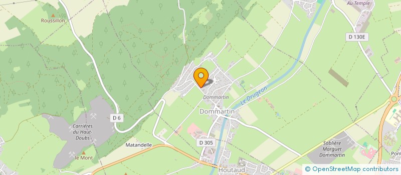 localisation de l'entreprise MADAME DELPHIE ROY  DOMMARTIN