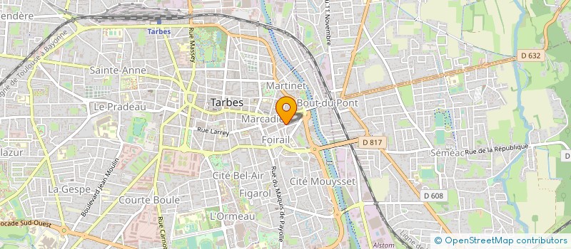 localisation de l'entreprise MADAME DELPHINE ABADIE à TARBES
