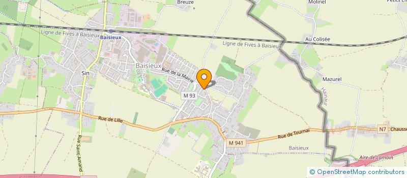 localisation de l'entreprise MADAME DELPHINE ABREU  BAISIEUX