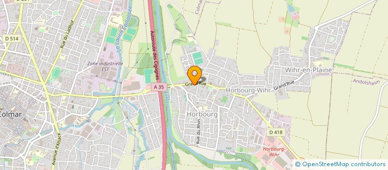 localisation de l'entreprise MADAME DELPHINE ADAM  HORBOURG-WIHR