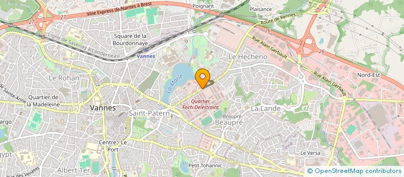 localisation de l'entreprise MADAME DELPHINE ADELIS à VANNES
