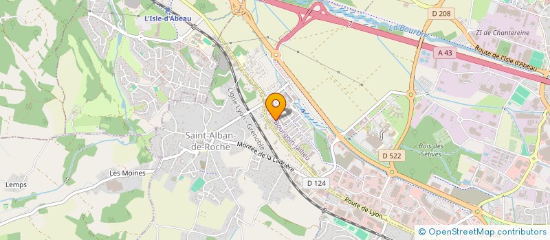 localisation de l'entreprise MADAME DELPHINE AHRONIAN à BOURGOIN-JALLIEU