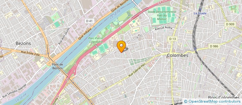 localisation de l'entreprise MADAME DELPHINE ALBANY  COLOMBES