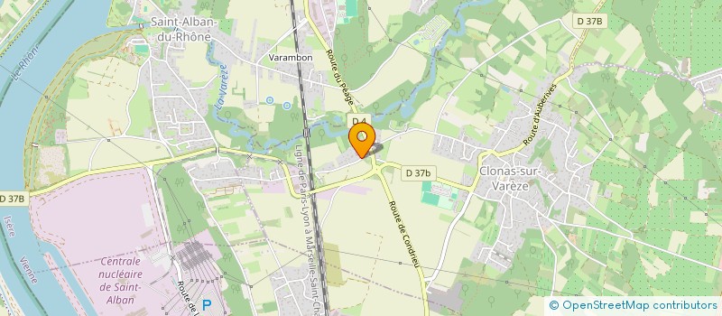 localisation de l'entreprise MADAME DELPHINE ALESSANDRINI  CLONAS-SUR-VAREZE