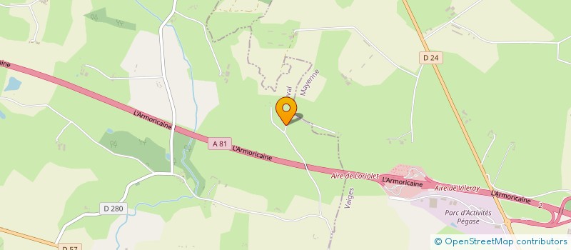 localisation de l'entreprise MADAME DELPHINE ALLARD  SOULGE-SUR-OUETTE