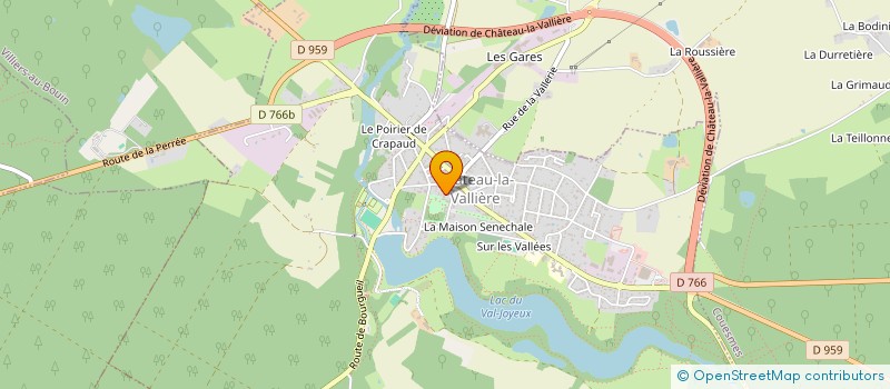 localisation de l'entreprise MADAME DELPHINE ALLIOT à CHATEAU-LA-VALLIERE