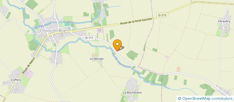 localisation de l'entreprise MADAME DELPHINE AMBROISE  CHOISY-EN-BRIE