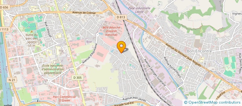 localisation de l'entreprise MADAME DELPHINE AMIEL  BOE