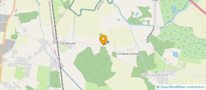 localisation de l'entreprise MADAME DELPHINE ANDRIEUX  VILLERS-SUR-AUTHIE