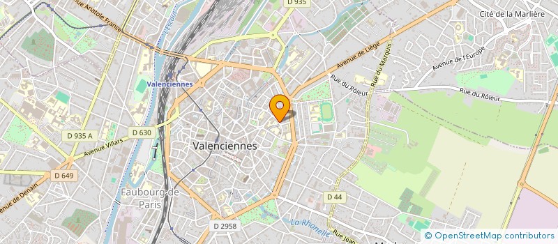localisation de l'entreprise MADAME DELPHINE ANDRY à VALENCIENNES