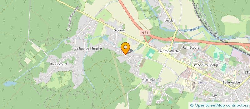 localisation de l'entreprise MADAME DELPHINE ANNE SYLVIE LE BOZEC  AGNETZ