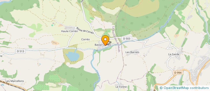 localisation de l'entreprise MADAME DELPHINE ANTHOINE  LA ROCHE-DES-ARNAUDS