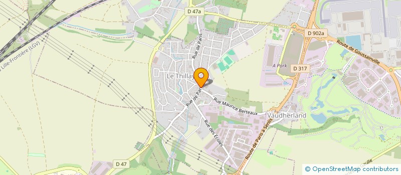 localisation de l'entreprise MADAME DELPHINE ANTONUCCI  LE THILLAY