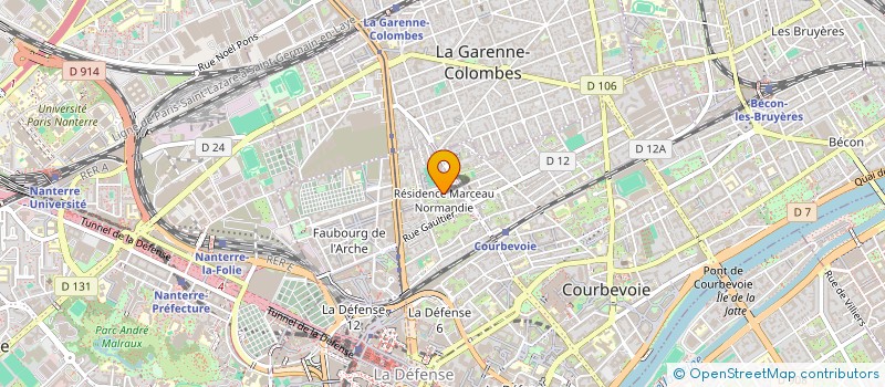 localisation de l'entreprise MADAME DELPHINE APIOU à COURBEVOIE