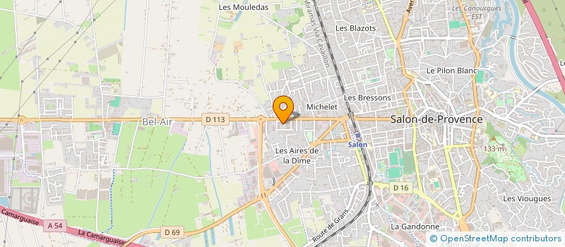 localisation de l'entreprise MADAME DELPHINE ARMENGAUD  SALON-DE-PROVENCE