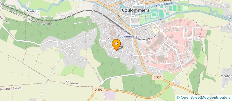 localisation de l'entreprise MADAME DELPHINE ATTAFI MARTIN à COULOMMIERS