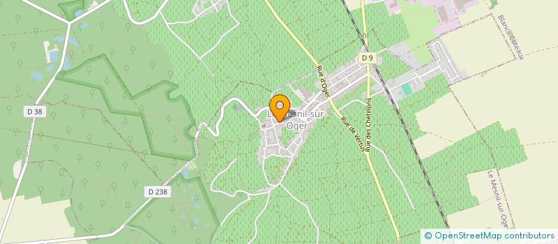 localisation de l'entreprise MADAME DELPHINE AUBERT  LE MESNIL-SUR-OGER