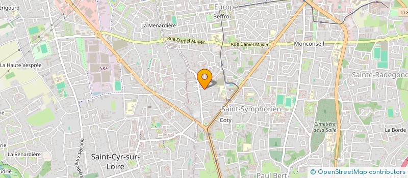 localisation de l'entreprise MADAME DELPHINE AUBINEAU  TOURS