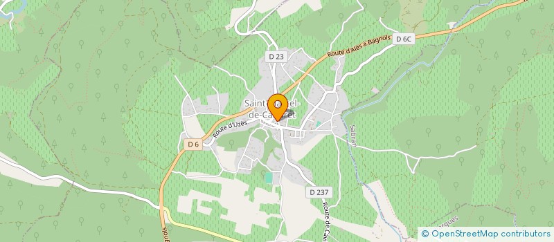 localisation de l'entreprise MADAME DELPHINE AUBRY-LACHAINAYE  BAGNOLS-SUR-CEZE