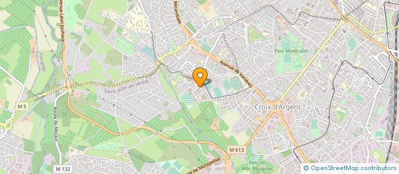 localisation de l'entreprise MADAME DELPHINE AUDEBRAND à MONTPELLIER