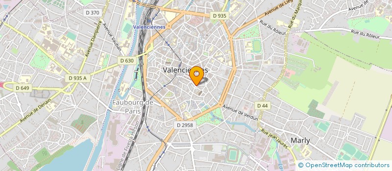 localisation de l'entreprise MADAME DELPHINE AUDENARD à VALENCIENNES