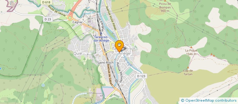 localisation de l'entreprise MADAME DELPHINE AUDINOT à TARASCON-SUR-ARIEGE