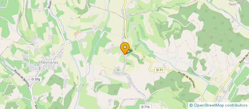 localisation de l'entreprise MADAME DELPHINE AUDRAPT  SAINT-VERAND