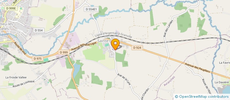 localisation de l'entreprise MADAME DELPHINE AUGUSTIN  SAINTE-CECILE