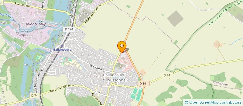 localisation de l'entreprise MADAME DELPHINE BACH à BALLANCOURT-SUR-ESSONNE