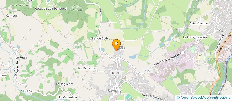 localisation de l'entreprise MADAME DELPHINE BALDASSARE  SAVIGNY