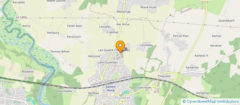 localisation de l'entreprise MADAME DELPHINE BALLANGER  PLUNERET