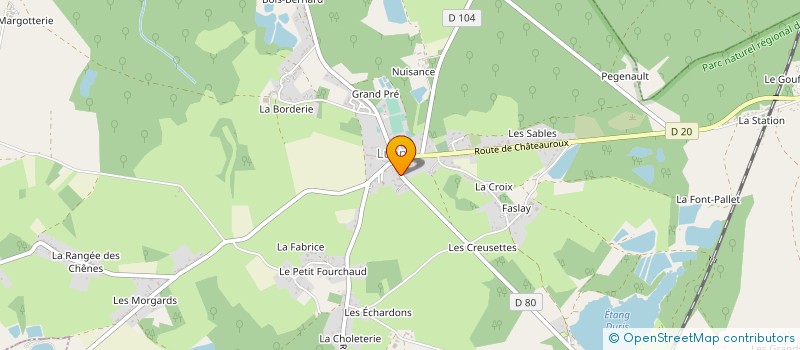 localisation de l'entreprise MADAME DELPHINE BALLERE à LUANT