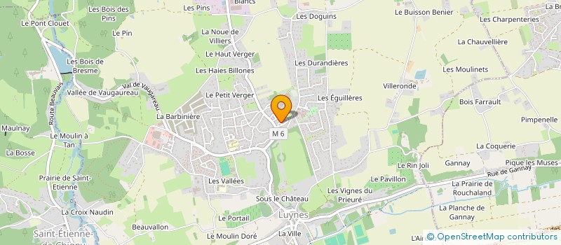 localisation de l'entreprise MADAME DELPHINE BANTEGNIE  LUYNES