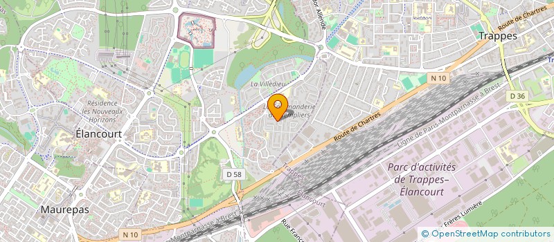 localisation de l'entreprise MADAME DELPHINE BARAUD à ELANCOURT