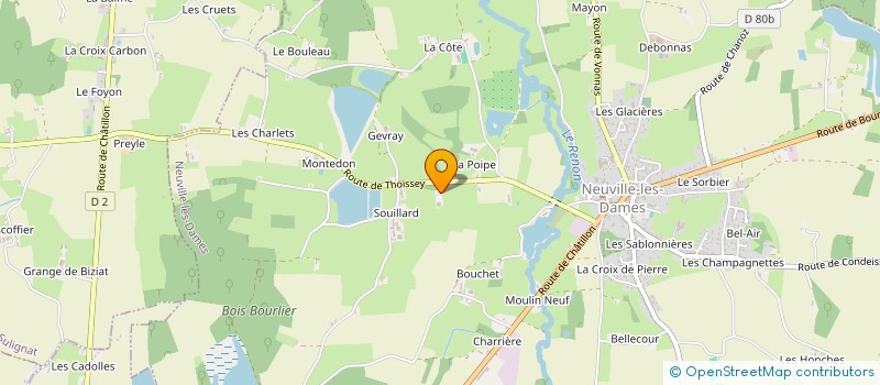 localisation de l'entreprise MADAME DELPHINE BARBIER  NEUVILLE-LES-DAMES