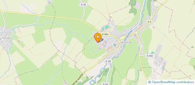 localisation de l'entreprise MADAME DELPHINE BARCELO  VEZELISE