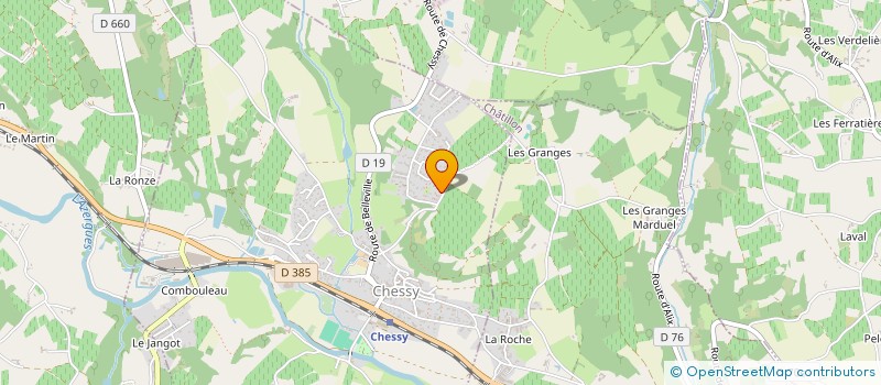 localisation de l'entreprise MADAME DELPHINE BARJOT à CHESSY