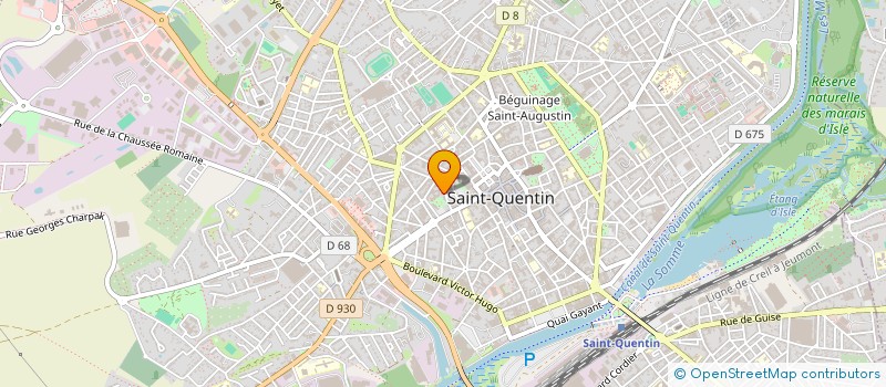localisation de l'entreprise MADAME DELPHINE BARLOY à SAINT-QUENTIN