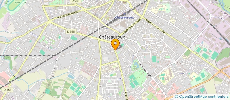 localisation de l'entreprise MADAME DELPHINE BARNIER à CHATEAUROUX