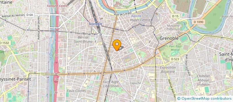 localisation de l'entreprise MADAME DELPHINE BARON  GRENOBLE