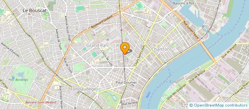 localisation de l'entreprise MADAME DELPHINE BARRE  BORDEAUX