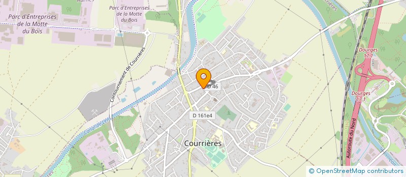 localisation de l'entreprise MADAME DELPHINE BART à COURRIERES