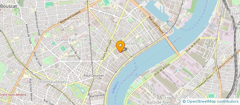 localisation de l'entreprise MADAME DELPHINE BARTHALON  BORDEAUX