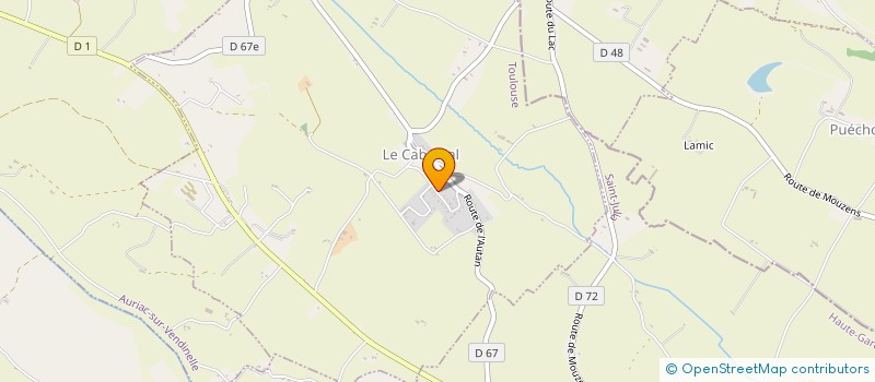 localisation de l'entreprise MADAME DELPHINE BARTHELEMY  LE CABANIAL