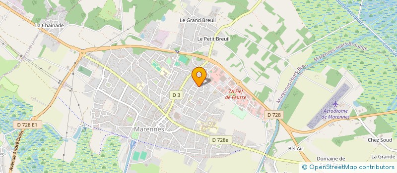 localisation de l'entreprise MADAME DELPHINE BASSET  MARENNES-HIERS-BROUAGE