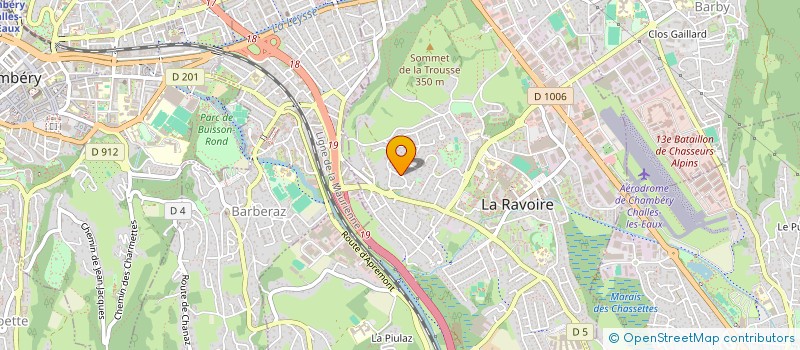 localisation de l'entreprise MADAME DELPHINE BASTARD-ROSSET à LA RAVOIRE